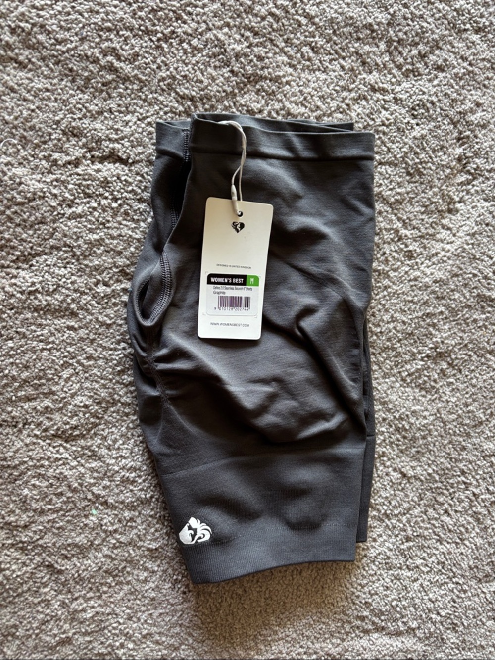 Women's Black Athletic Shorts - Size M